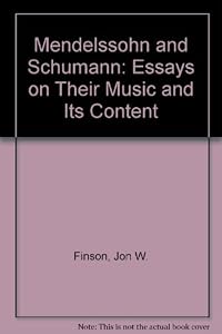 Mendelssohn-Schumann by Finson/Todd
