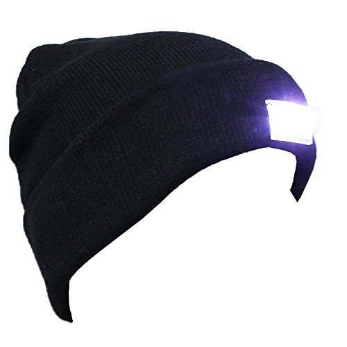 ALLMILL Unisex 5 LED Knitted Beanie Hat