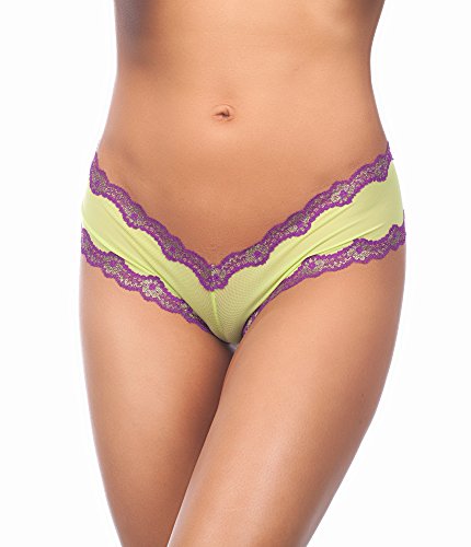 Honeydew Fine Mesh Low Rise Ribbon Lace Boyshort 311