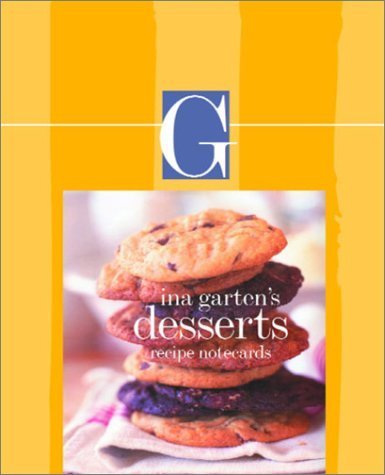 Barefoot Contessa Dessert Recipes Signature Vertical Note Cards (Potter Style) by Ina Garten