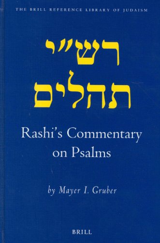 Algopix Similar Product 9 - Rashis Commentary on Psalms Brill