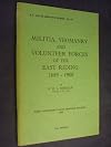 Militia, yeomanry and volunteer forces of the East Riding, 1689-1908