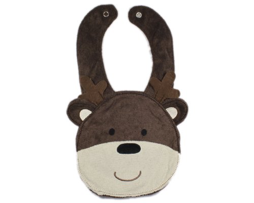 BONAMART ® three-D Kids Baby Girl Boy Toddler Bibs Cute Cartoon Deer Soft Saliva Towel
