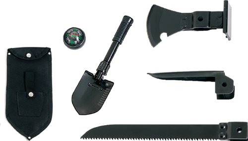 Fox Outdoor Products Multi-Purpose 5-in-1 Survival Shovel