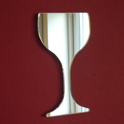

Wine Glass Mirrors - 20cm x 14cm