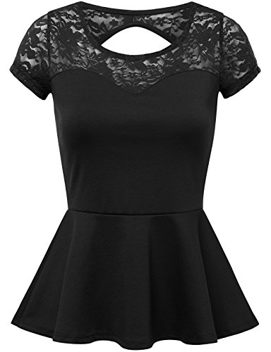 FPT Womens Short Sleeve Peplum Top (S-3XL)
