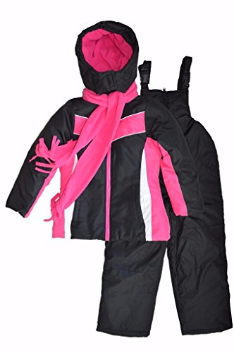Snowsuits for Kids Girl's 3-Piece Fleece Lined Active Snowsuit