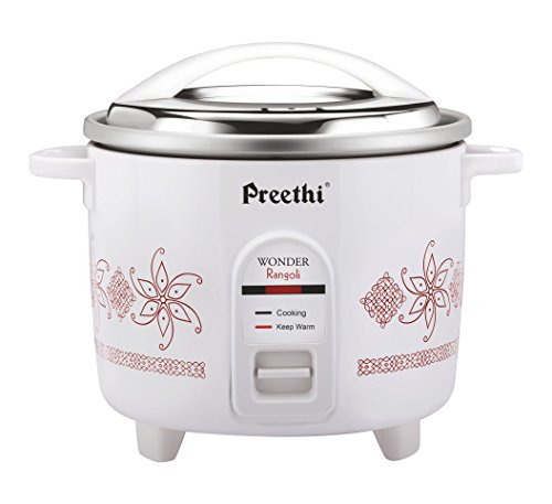 Preethi RC-319 1-Litre Electric Cooker (White)