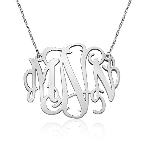 XXL Statement Monogram Necklace - 2 Inches - Custom Made with Any Initials!