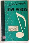 Special Songs for Low Voices - No. 3