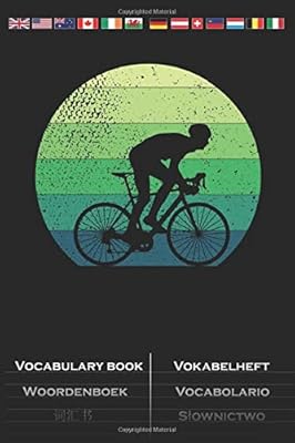 Racing bike retro Vocabulary Book: Vocabulary textbook with 2 columns for all lovers and fans of the two-wheeler sport