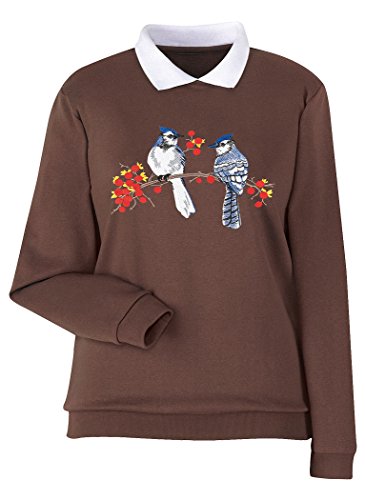 AmeriMark Women's Fleece Embroidered Sweatshirt