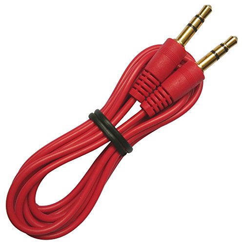 

BesCable Ultra Slim Stereo Audio Cable - 3.5mm Male to Male (5 Feet) - Aux Cord for Car, iPod, iPhone and More