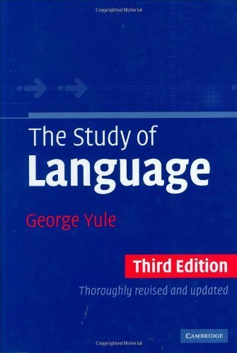 The Study of Language by George Yule