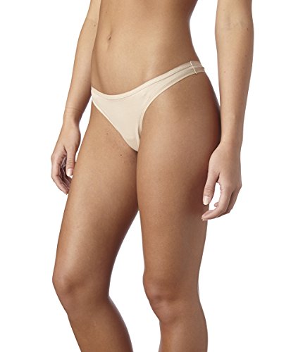 PACT Everyday Essentials Super Soft Organic Women's Thong 2 Pack Style EA2-WTH