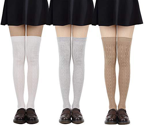 Algopix Similar Product 16 - Leg Warmers Womens Over the Knee High