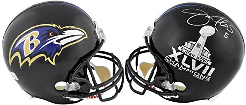 

Joe Flacco Baltimore Ravens/Super Bowl XLVII Logo Riddell Replica Helmet - Fanatics Authentic Certified