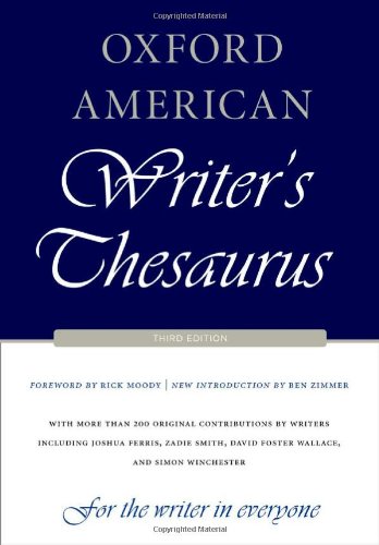 Oxford American Writer's Thesaurus by David Auburn