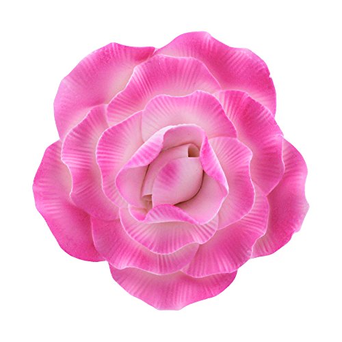 Algopix Similar Product 3 - Peony Rose White with Pink 4 Count by