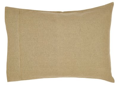 Burlap Natural Pillow Case Set of 2 21x30