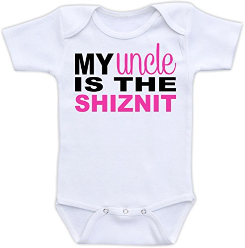 My Uncle is The Shiznit - Funny One Piece Baby Bodysuit