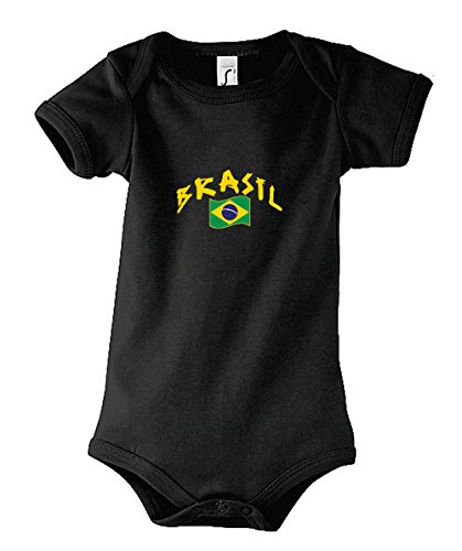 Algopix Similar Product 2 - Brasil infant soccer bodysuit 03