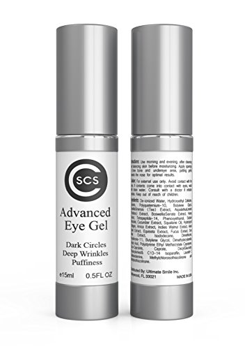 CSCS Advanced Eye Gel - BEST AND MOST EFFECTIVE eye cream for dark circles, puffiness, wrinkles and bags