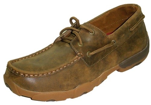 Twisted X Men's Lace-Up Driving Moccasins