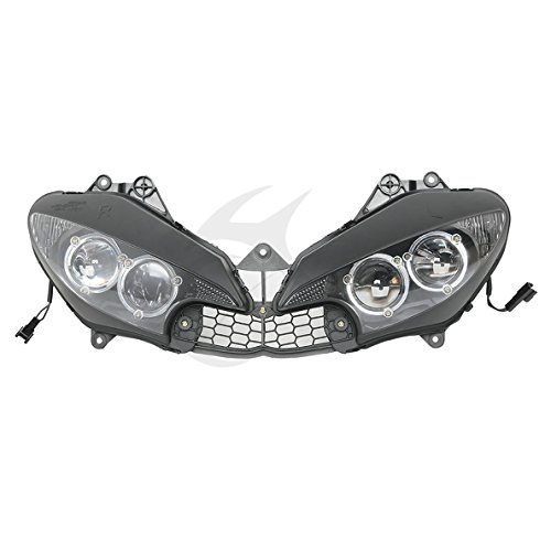 TCMT Motorcycle Black Left & Right Headlight Head Light Lamp Assembly For Yamaha YZF R6 2003-2005 R6S 2006 2007 2008 2009