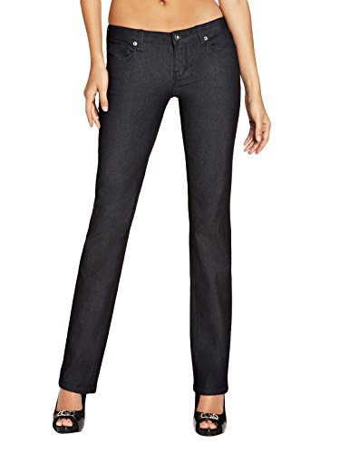 GUESS Women's Grace Straight Jeans in Rinse Wash