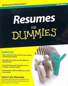 Resumes For Dummies, 6th Edition &amp; Job Search Letters For Dummies Bundle