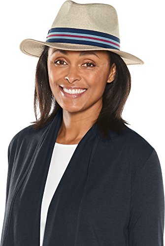 Algopix Similar Product 4 - Coolibar UPF 50 Womens Linen Fedora