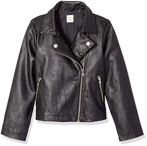Algopix Similar Product 3 - Crazy 8 Girls Big Moto Jacket Black