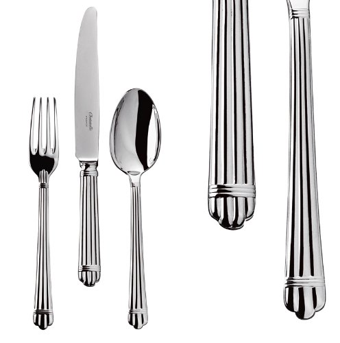 

Christofle Silver Plated Aria Salad Serving Fork 0022-083