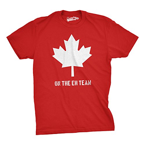 Canada On the Eh Team T-Shirt Funny Canadian Shirts S