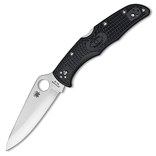 Spyderco Einhandmesser Endura Lightweight Glatte Klinge, Schwarz, One size, C10PBK
