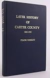 Later history of Carter County, 1865-1980