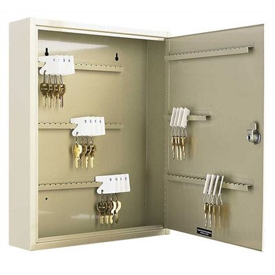 

Single-Tag Key Cabinet Dimensions and Key Capacity: 20.5"H x 16.5"W x 4.875"D<b> 160 keys </b>