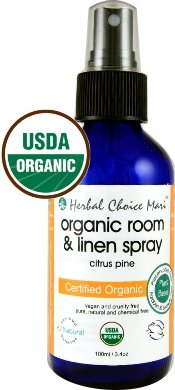 Herbal Choice Mari Organic Room & Linen Spray Citrus Pine 118ml/ 4oz