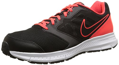 Nike Downshifter 6 - Zapatillas unisex, color negro / rojo / blanco, talla 41