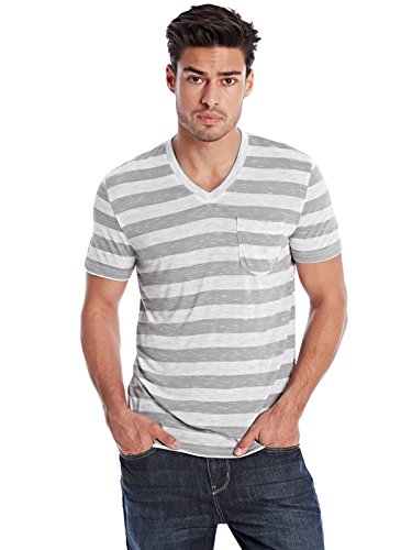 GUESS Men's Clifton Striped Tee