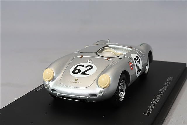 Spark 1/43 - Porsche 550 N°62 - 6ème 24H Le Mans 1955 - Gloeckler & Juhan - Résine NEUF