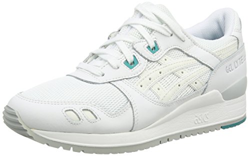 ASICS Gel-Lyte III - Zapatillas de deporte, unisex, color blanco (white / white 101), talla 39.5
