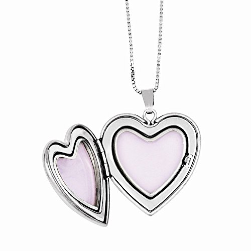 Algopix Similar Product 6 - Sterling Silver Diamond Polished Satin