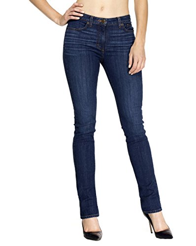Spanx Women's The Slim-X Straight Jeans in Blue Wash
