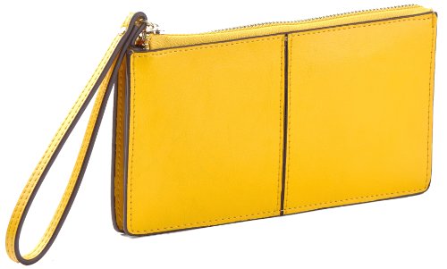 Heshe® Women Leather Zipper Arround Clutch Long Wallet Everning Purse Case Handbag with Wrist Strap