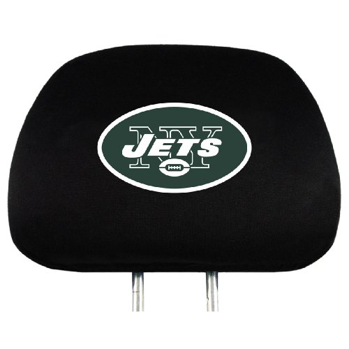 Team ProMark New York Jets Head Rest Covers - Set of 2