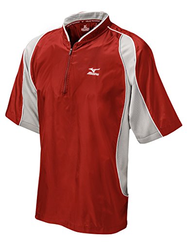 Algopix Similar Product 20 - Mizuno Protect Batting Jersey Red
