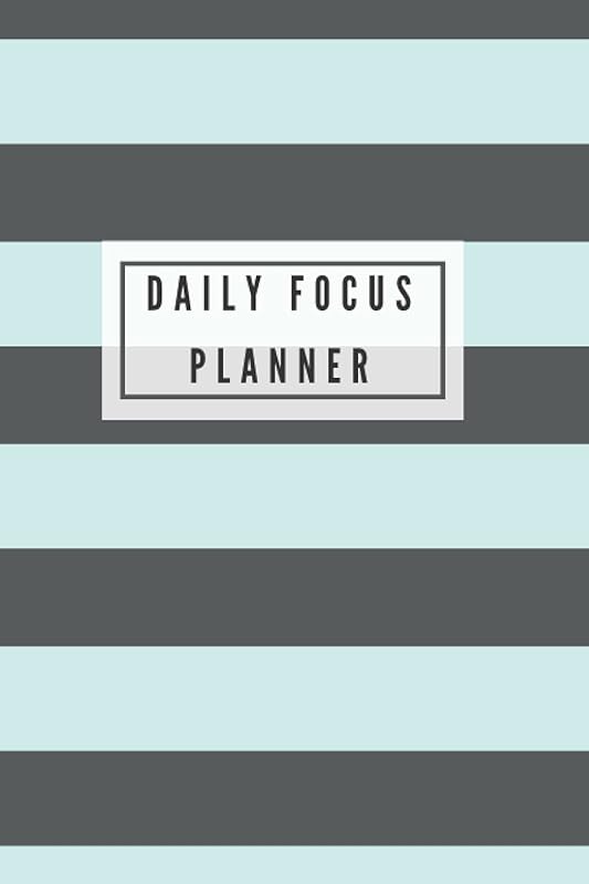Daily Focus planner: time management planner goals planner journal by Meiju Designs