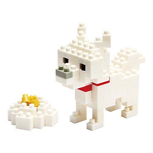Kawada NBC-005 Nanoblock Animals NBC_005 Hokkaido Dog Building Kit